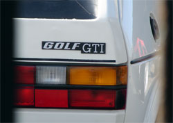 logo gti volkswagen golf gti 1.6 mk1