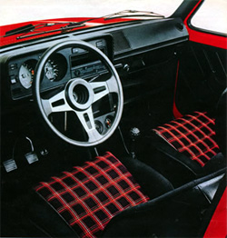 interieur volkswagen golf 1 gti