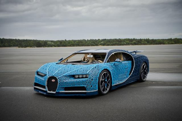 Une Bugatti Chiron à taille réelle en Lego ! Une Bugatti Chiron à taille réelle en Lego !