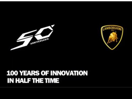 Lamborghini fête ses 50 ans Lamborghini fête ses 50 ans