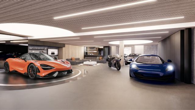 Un garage sur mesure conçu par McLaren !