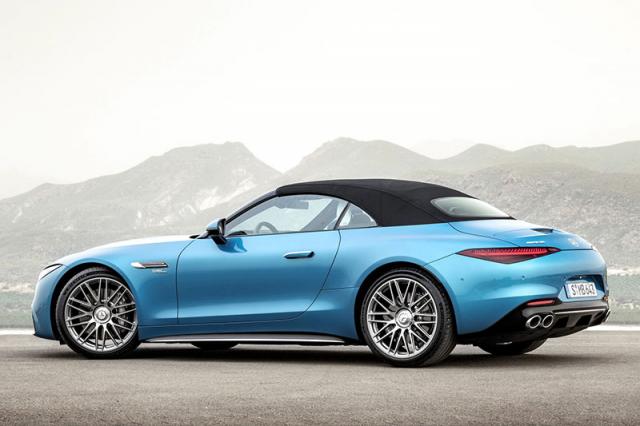 Mercedes-AMG SL 43 : downsizing et turbo électrique Mercedes-AMG SL 43 : downsizing et turbo électrique