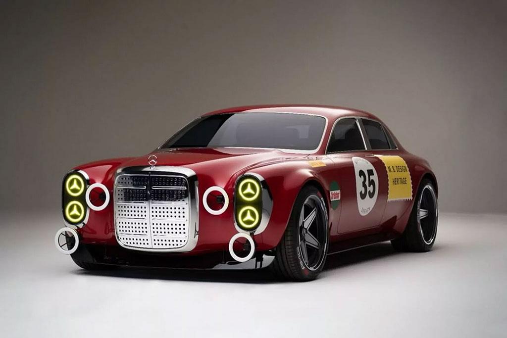 Mercedes dévoile un concept secret inspiré de la légendaire 300 SEL 6.8 AMG Red Pig Mercedes dévoile un concept secret inspiré de la légendaire 300 SEL 6.8 AMG Red Pig