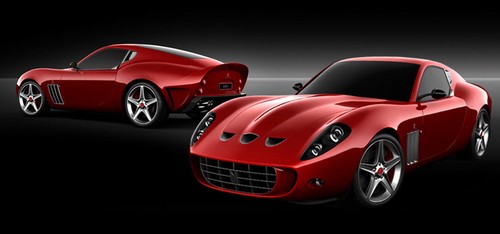 Ferrari Vandenbrick Design GTO, ou la 599 revue à l'ancienne... Ferrari Vandenbrick Design GTO, ou la 599 revue à l'ancienne...
