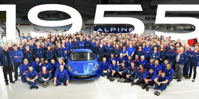 Fin de production pour l'Alpine A110 Première Edition Fin de production pour l'Alpine A110 Première Edition