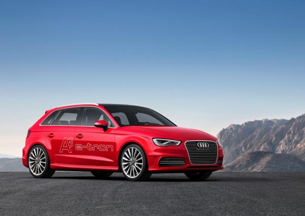 Audi A3 e-Tron, le vert à moitié plein Audi A3 e-Tron, le vert à moitié plein