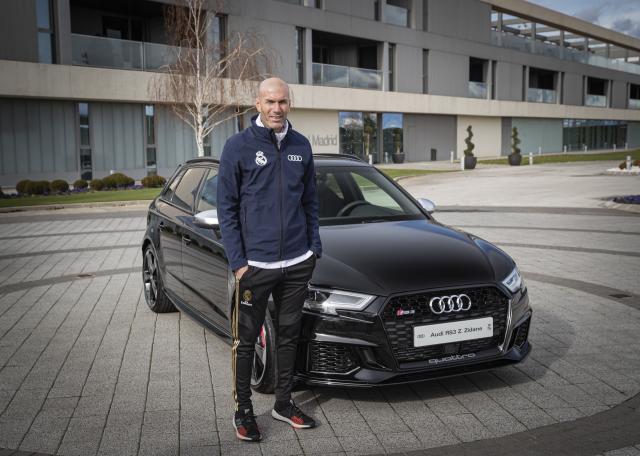 Zidane choisit l'Audi RS 3 pour voiture de fonction Zidane choisit l'Audi RS 3 pour voiture de fonction
