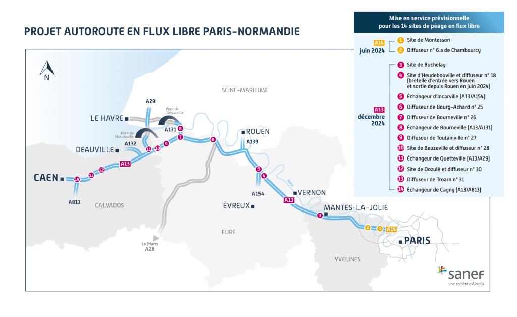 Flux libre : bientôt la fin des gares de péages sur l'autoroute A13 ! Flux libre : bientôt la fin des gares de péages sur l'autoroute A13 !