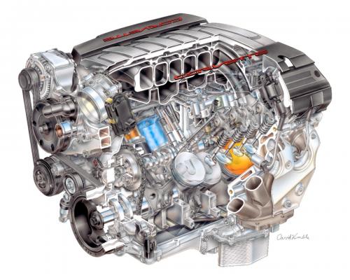 Le nouveau V8 LT1 de la Corvette C7 Le nouveau V8 LT1 de la Corvette C7