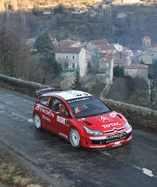 Doublé au Monte Carlo pour la Citroën C4 Doublé au Monte Carlo pour la Citroën C4