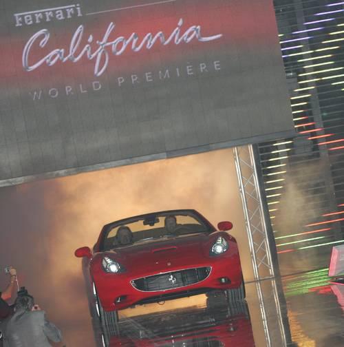 La Ferrari California en première à Los Angeles ! La Ferrari California en première à Los Angeles !
