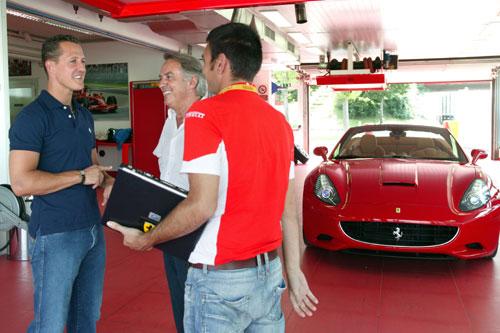 La Ferrari California magnifiée par l'aide de Michael Schumacher ! La Ferrari California magnifiée par l'aide de Michael Schumacher !