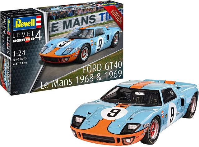 Sélection Noël : Ford GT 40 Le Mans 1968 par Revell Sélection Noël : Ford GT 40 Le Mans 1968 par Revell