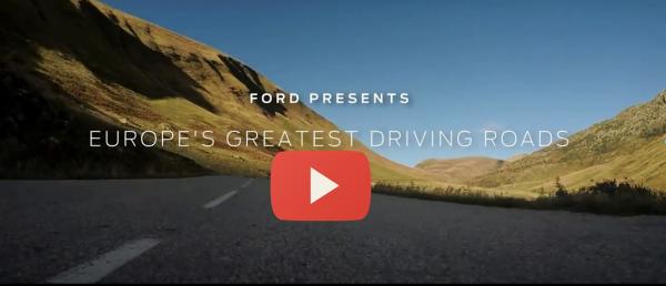 Les plus belles routes d'Europe selon Ford Les plus belles routes d'Europe selon Ford