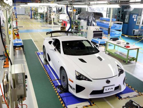 Lexus a produit la dernière LFA Lexus a produit la dernière LFA