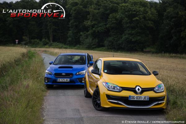 Comparatif : Megane RS 275 vs Subaru WRX STI Comparatif : Megane RS 275 vs Subaru WRX STI