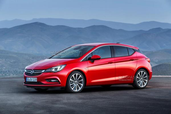 L'Opel Astra K en fuite L'Opel Astra K en fuite