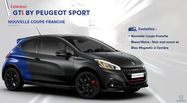 Nouvelle peinture Coupe Franche pour la Peugeot 208 GTI Nouvelle peinture Coupe Franche pour la Peugeot 208 GTI