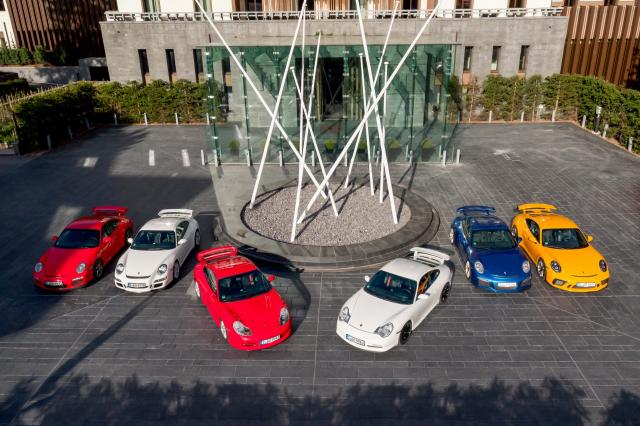 Porsche fête les 20 ans de la 911 GT3 Porsche fête les 20 ans de la 911 GT3