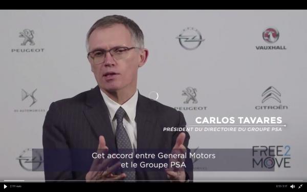 Opel quitte GM pour PSA Opel quitte GM pour PSA