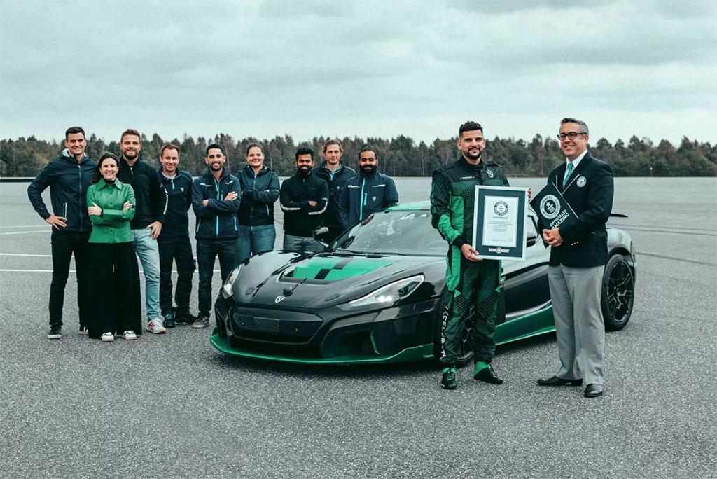 La Rimac Nevera établit le nouveau record du monde de vitesse... en marche arrière ! La Rimac Nevera établit le nouveau record du monde de vitesse... en marche arrière !