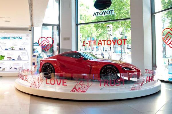 Le concept Toyota FT-1 exposé à Paris Le concept Toyota FT-1 exposé à Paris