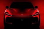 The first official teaser of the Ferrari Purosangue SUV