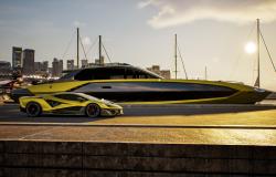 Lamborghini Tecnomar 101FT : une supercar des mers qui tourne au diesel...