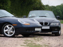 comparatif bmw z3 porsche boxster