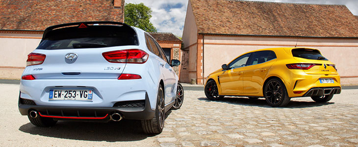 comparatif renault megane 4 rs vs hyundai i30n