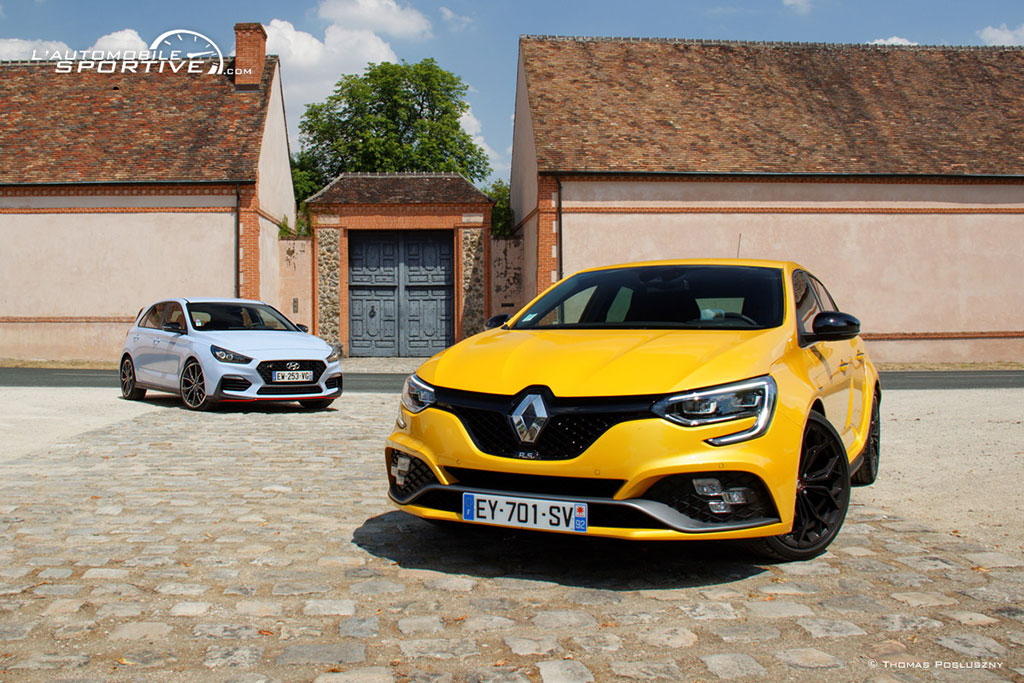 comparatif renault megane rs 280 cup vs hyundai i30n