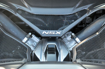 honda nsx v6 biturbo 3.5 hybride