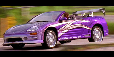 mitsubishi eclipse 3g spyder gts 2 fast 2 furious Roman Pearce (Tyrese Gibson)