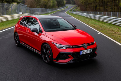 volkswagen golf 8 gti edition 50 rouge