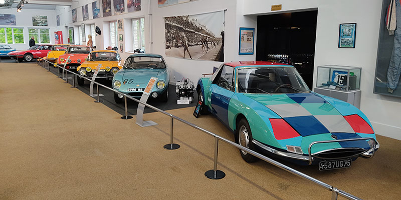 musée matra gallerie voitures de série 530 et Djet