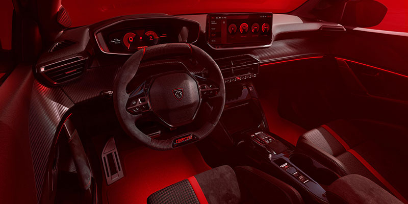 i-cockpit peugeot e-208 gti