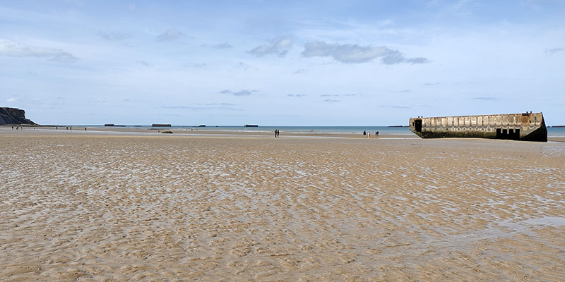 port artificiel mulberry arromanches calvados