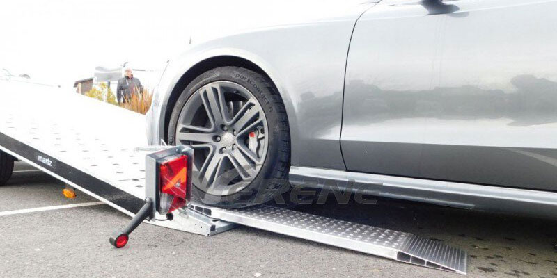 remorque porte-voiture angle attaque