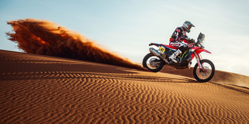 adrien van beveren pilote moto Honda CRF450 Rally