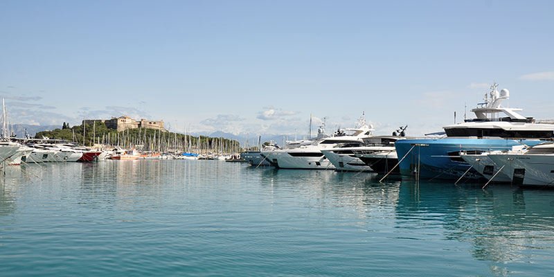 road trip cote d'azur antibes port fort