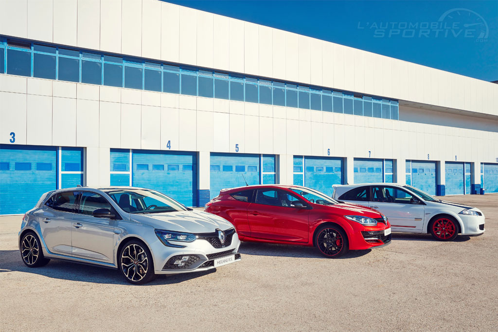 renault megane rs saga versions series limitees evolutions production