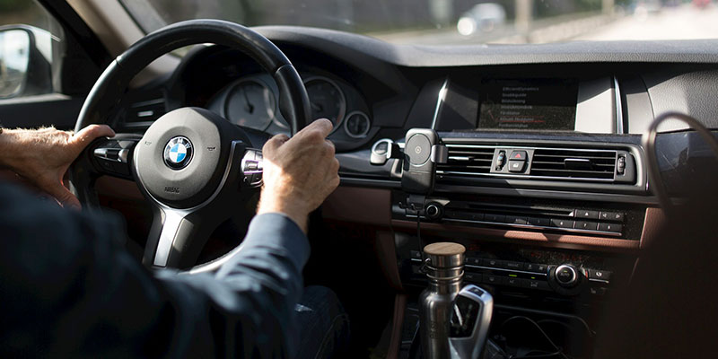 conduire une bmw en voiture de fonction