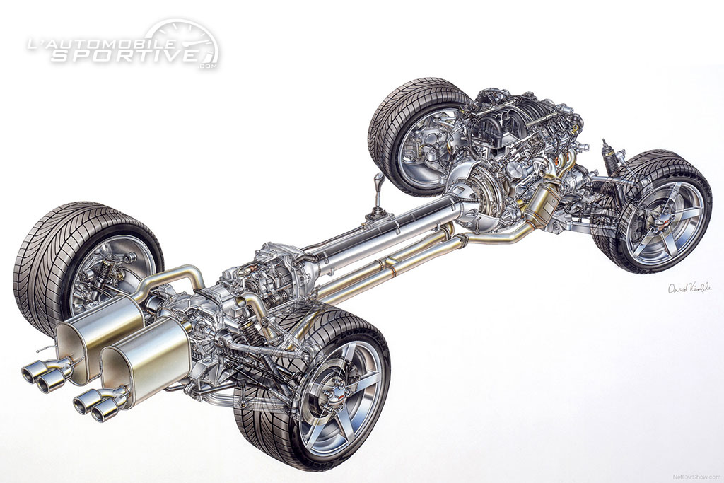 architecture transaxle chassis chevrolet corvette c6