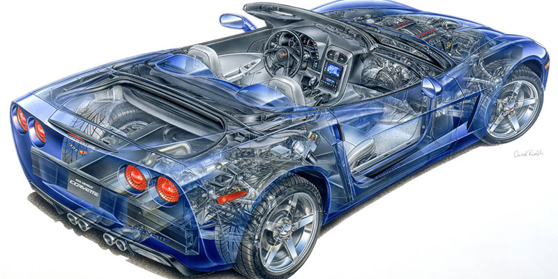 architecture transaxle chevrolet corvette c6